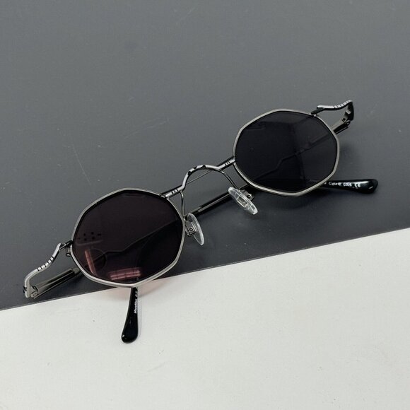 Jonathan Cate Eyeglasses Frames Mayaman 39 [] 28 Gray W Black Stripes Geometric - Picture 15 of 16